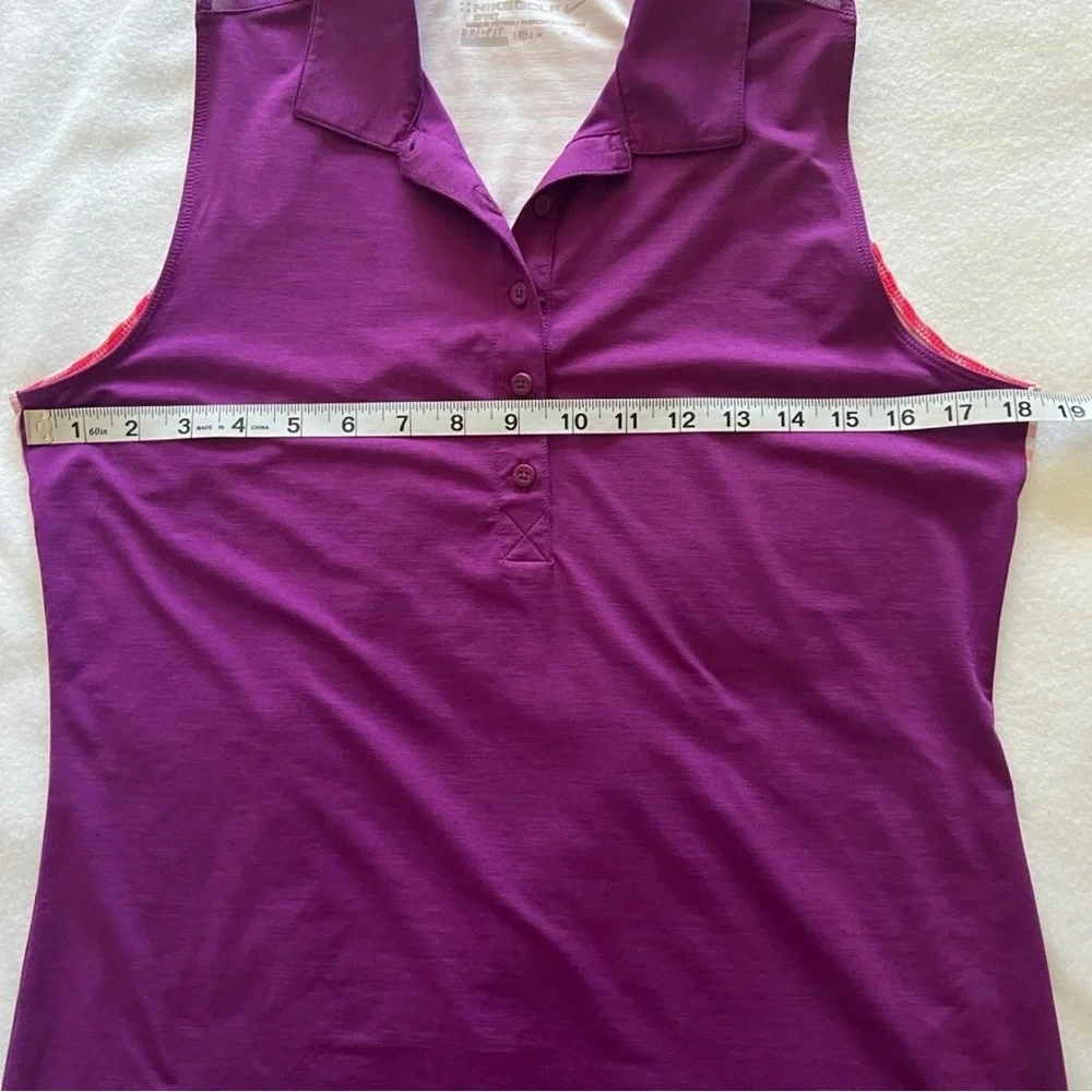 Nike Women’s Golf Sport Dri-Fit‎ Tank Top Purple Medium